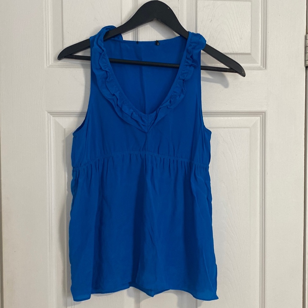 Silk tank top
